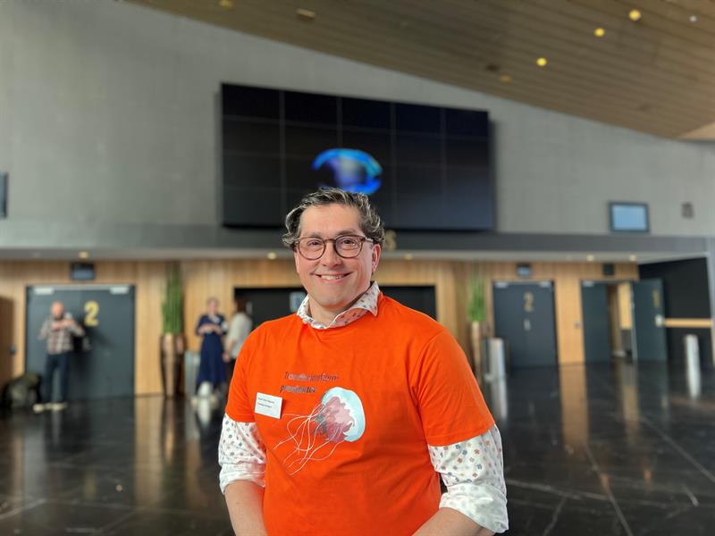 Bendik Eithun Halgunset er seniorrådgiver i Trøndelag vannregion og en av arrangørene av Trondheimsfjordkonferansen 29. og 30. mars 2023. Foto: Ida Valsø.