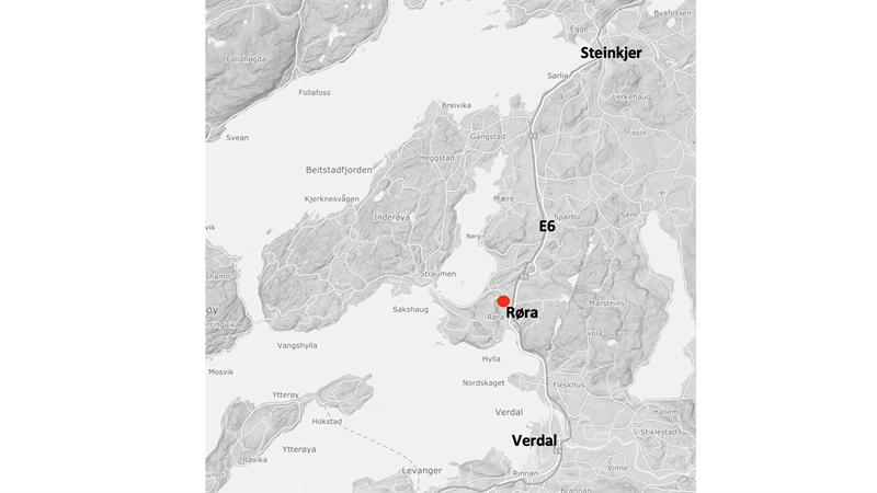 Kart Oversiktskart over planområde. Kart