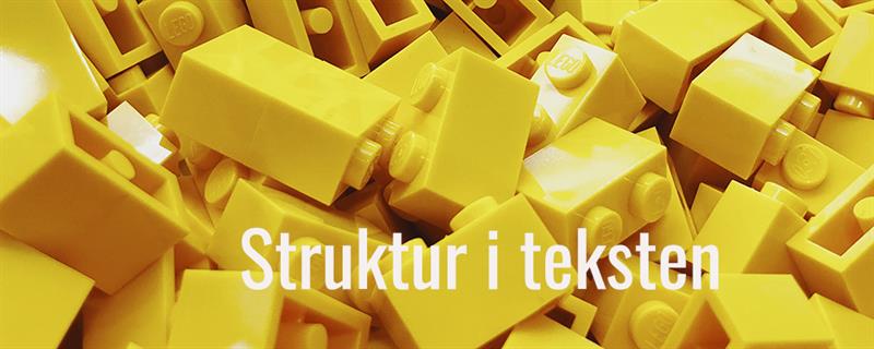 Struktur i teksten