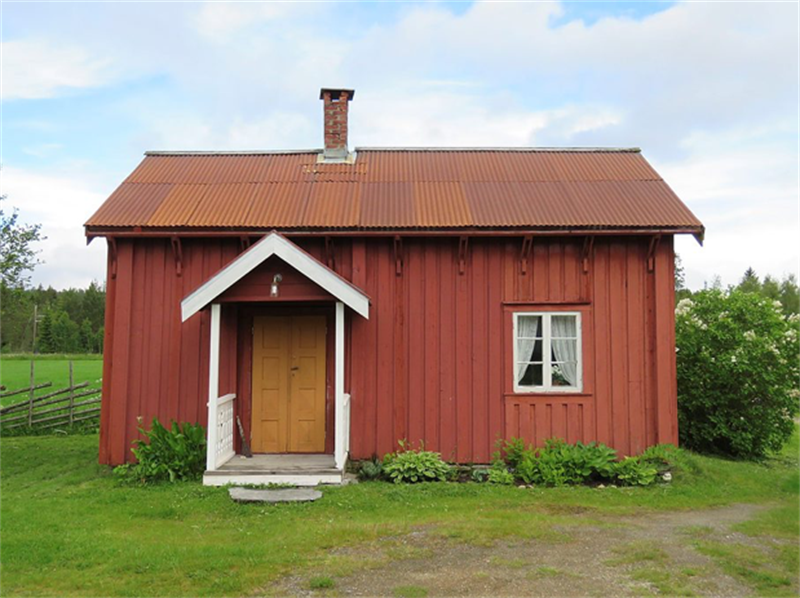 Sandmoen husmannsplass i Snåsa ble fredet i 1996 (Foto:Hilde Yri)