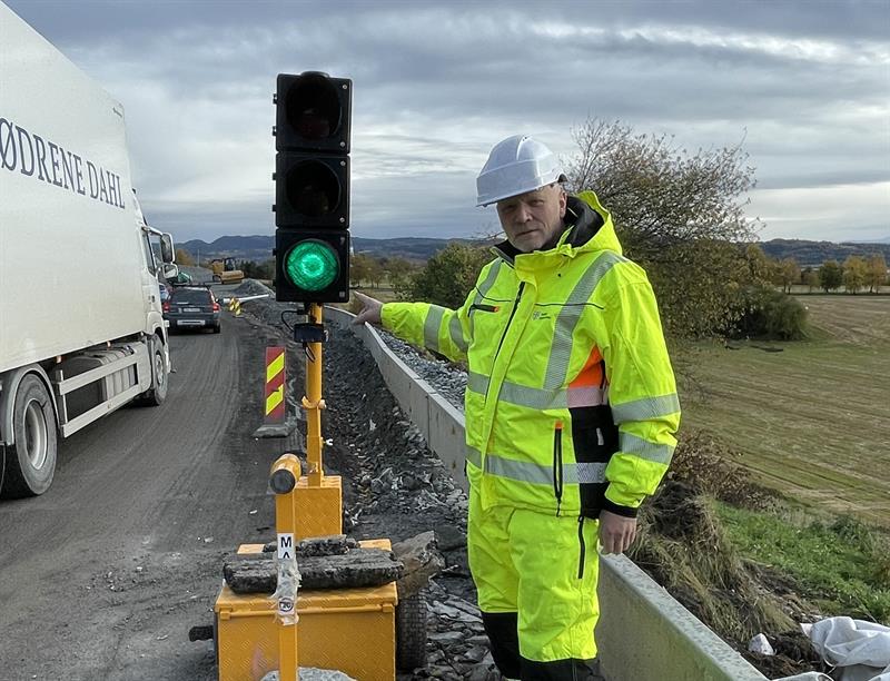 Trafikklys. Bilde. Foto: Trøndelag fylkeskommune