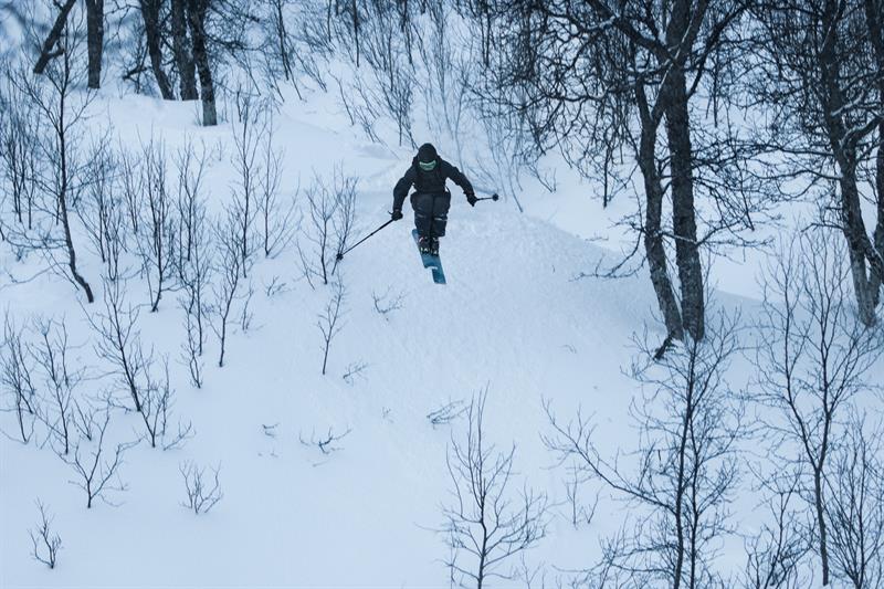 På bildet: Martin Winge Austeen som kjører ski. Fotograf: Anders Myklebust