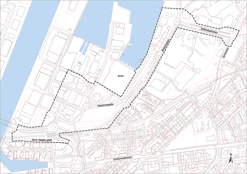 Planområde. Kart.