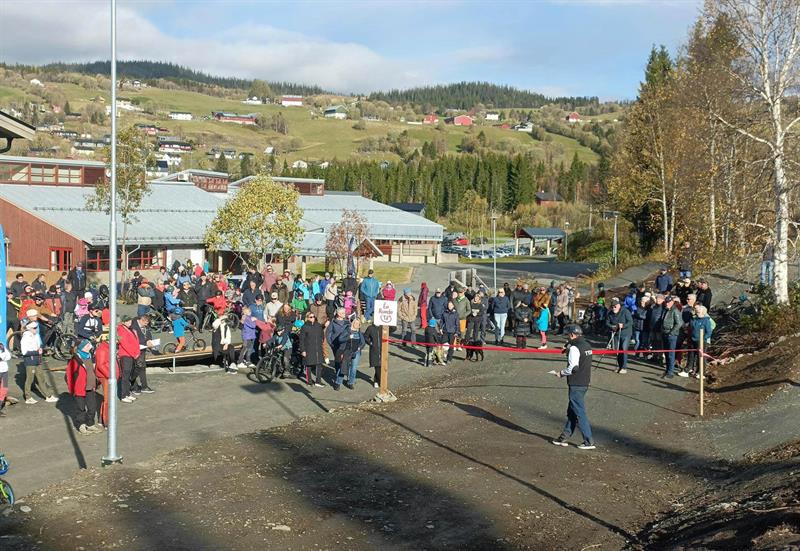 I helgen tok mange turen til åpningen av Tydal Fritidspark. Anlegget er bygget for både skiaktivitet, sykkel og friluftsliv.