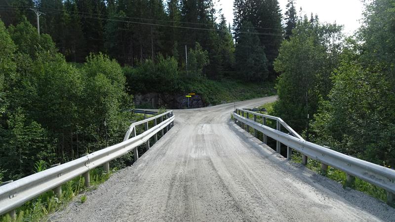 Bilde av brua Teplingan, Høylandet (Foto: Trøndelag fylkeskommune).