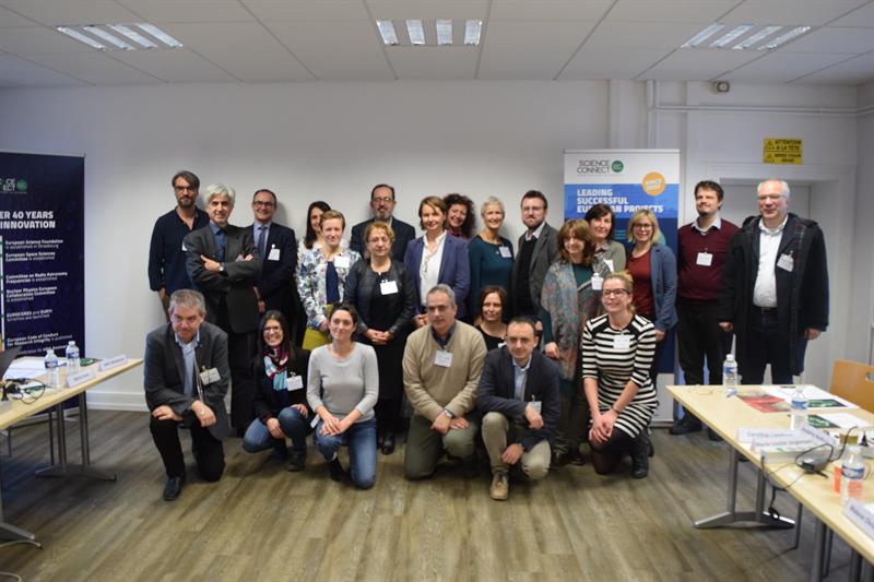 Kickoff TeRRItoria Prosjektpartnere på TeRRItoria-kickoff i Strasbourg 27.-28. mars 2019. Foto: privat.