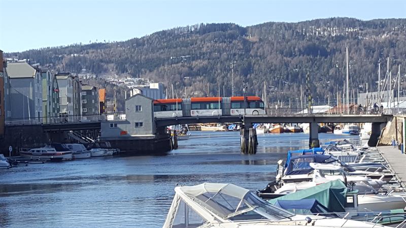 Bilde av Jernbanebrua. Foto: Trøndelag fylkeskommune