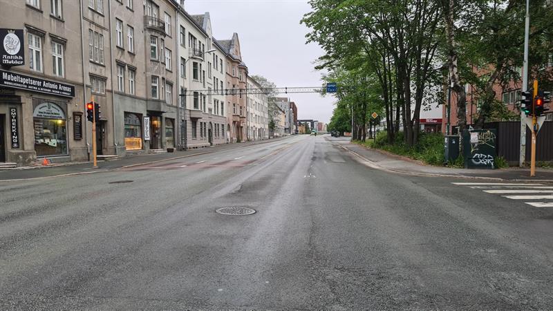 Holtermanns veg Bilde av Holtermanns veg i Trondheim.