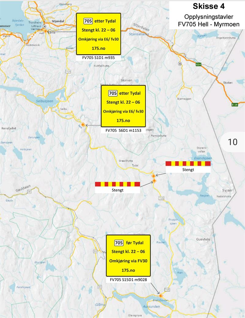 Kartskisse 1, Hell - Myrmoen Kartillustrasjon