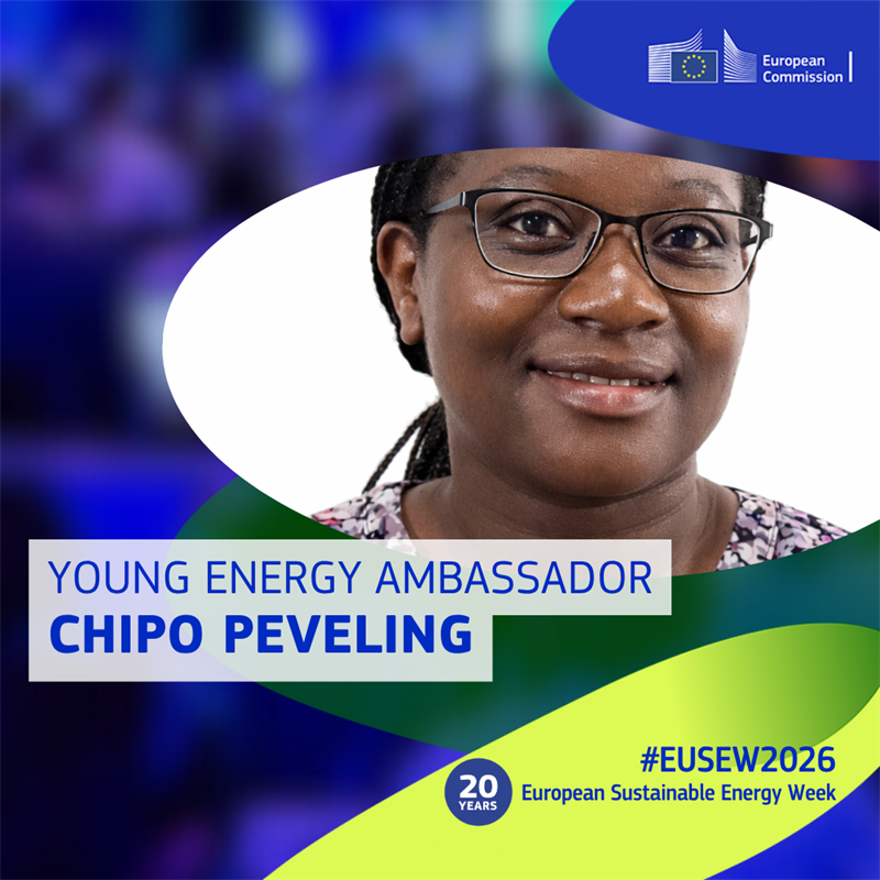 Portrettbilde av Chipo Peveling som Young Energy Ambassador.