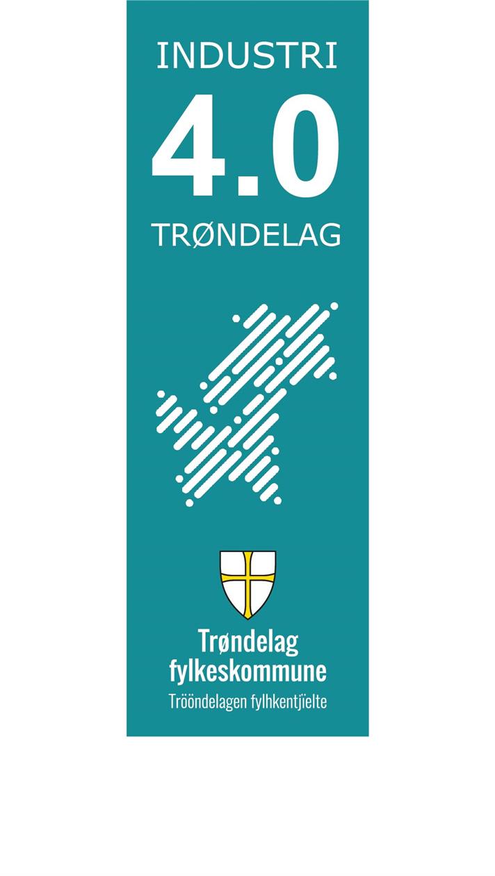 Logo av industri 4.0 i Trøndelag.