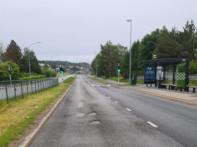 Bilde av Byåsveien i Trondheim.