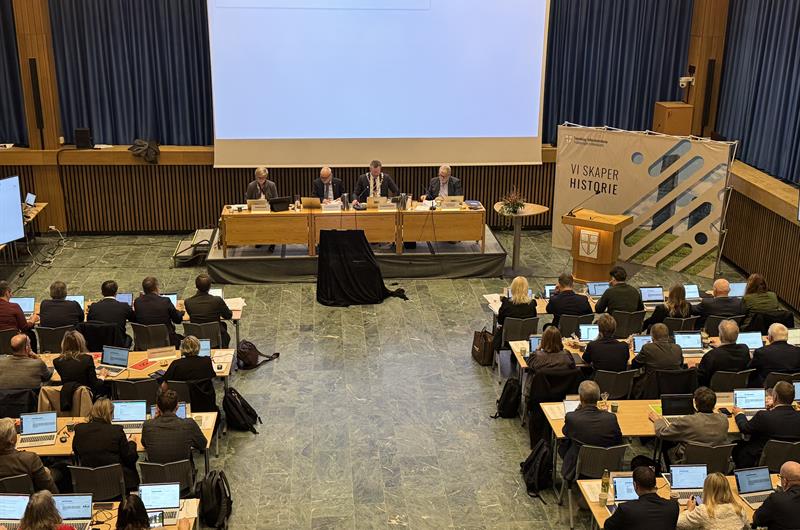 Fylkesting Steinkjer 10.desember 2025 Foto: Bjørn Langli