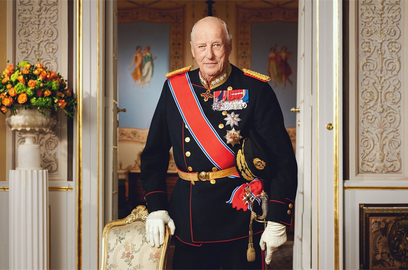 Bilde av Hans Majestet Kong Harald.  Foto: Kimm Saatvedt for Det kongelige hoff