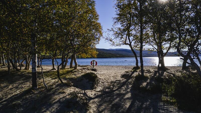 Rauøra strand Bilde av Rauøra strand i Oppdal.
