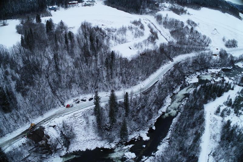 Bilde av Årbogsfossen i Åfjord Kommune