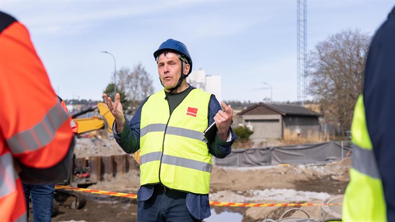 Bygger opp Steinkjer Tore O. Sandvik. Bilde