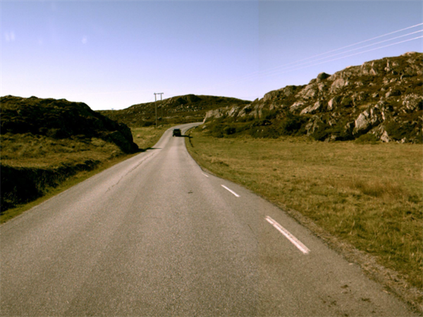 Fylkesveg 6466 Dyrøyveien. Bilde