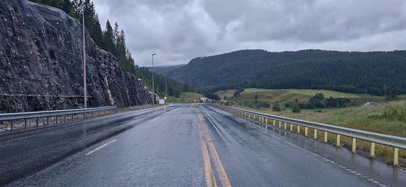Fylkesveg 714 i Orkland. Bilde