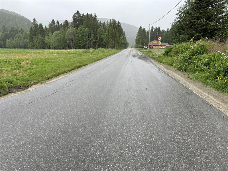 Sørsivegen i Namsos kommune.Bilde