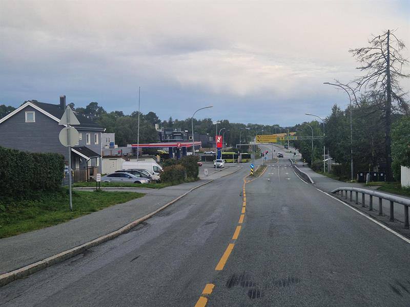 Fylkesveg 950 Skovgård. Bilde
