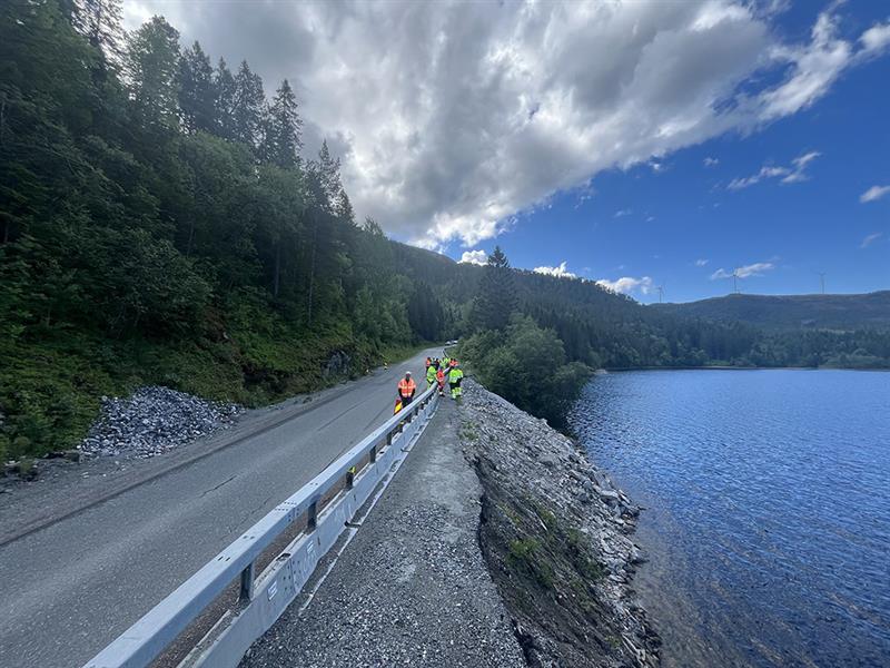 Fylkesveg 715 i Åfjord. Bilde