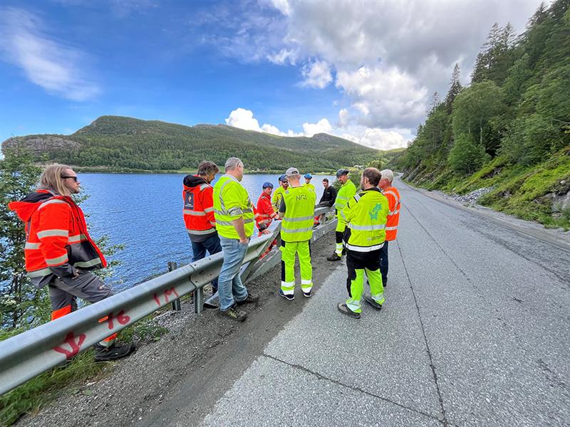 Fylkesveg 715 i Åfjord. Bilde