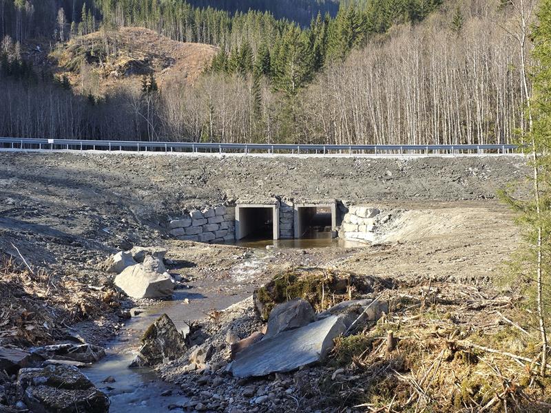 Kulvvert i Grong. Bilde