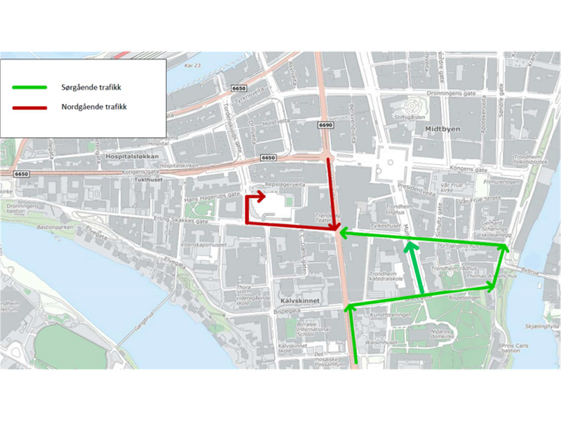 Kart 2.png Endre kjøremønster. Kartgrafikk