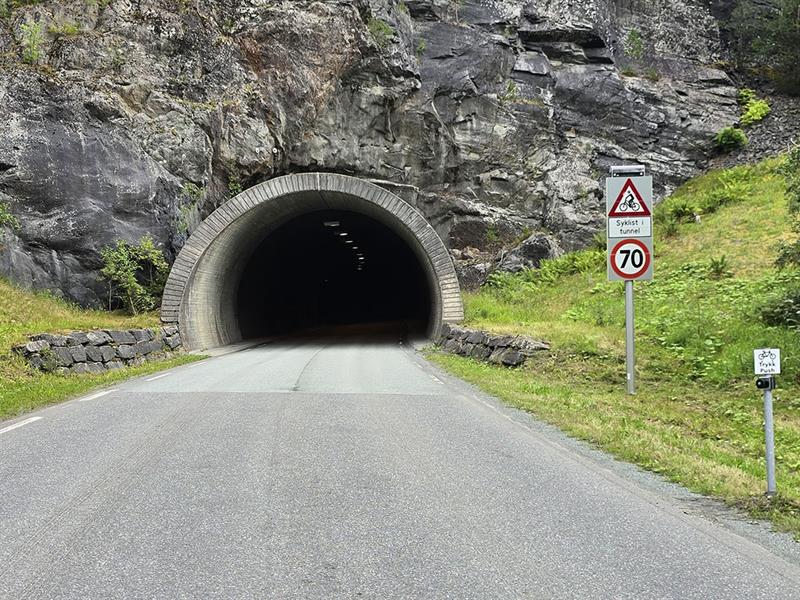Tunnelen Frostaporten. Bilde