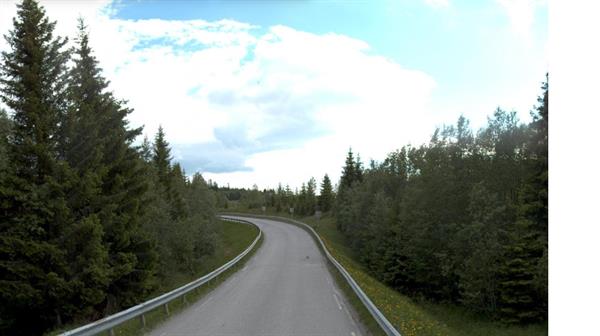 Stråbekkdalen på fylkesvei 759. Bilde