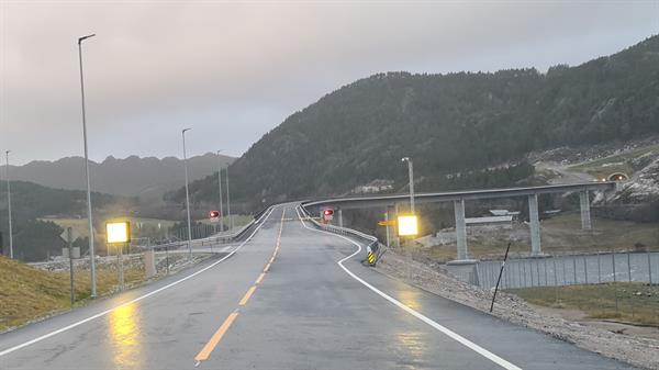 Fylkesveg 714  Åstfjordkryssingen. Bilde