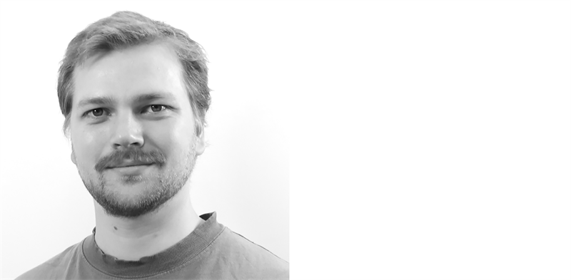 Portrettbilde av Sivert i svart-hvitt.