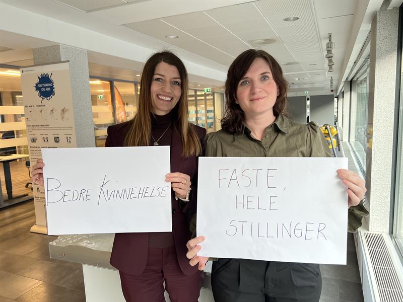 Guro Angell Gimse og Hanne Moe Bjørnbet Bilde av Guro Angell Gimse og Hanne Moe Bjørnbet
