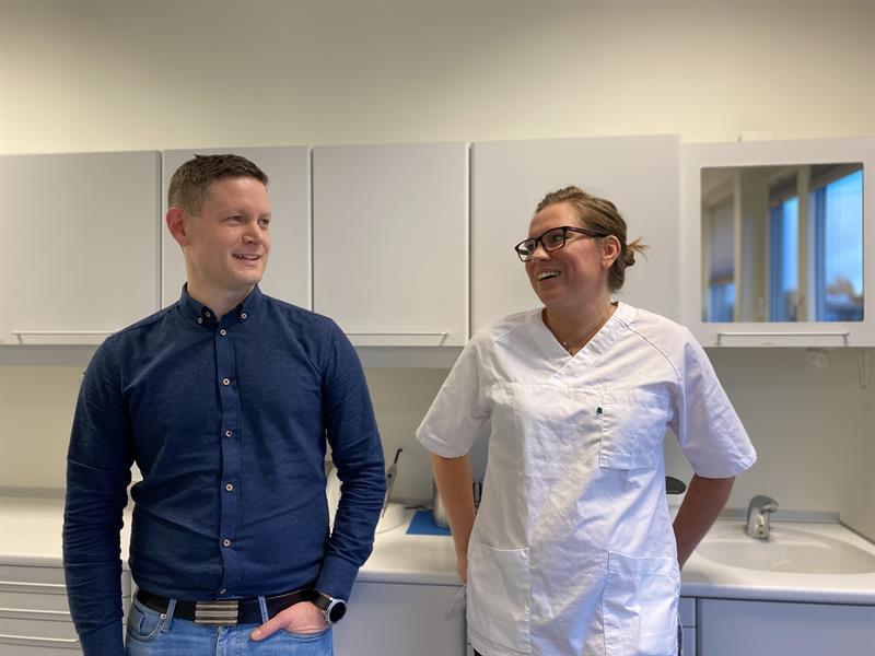Bjørnar Hafell og Elisabeth Sæther Bilde av Bjørnar Hafell og Elisabeth Sæther
