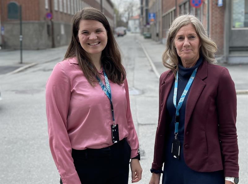Sigrid Johanne Husøy og Marit Moldjord Bilde av Sigrid Johanne Husøy og Marit Moldjord